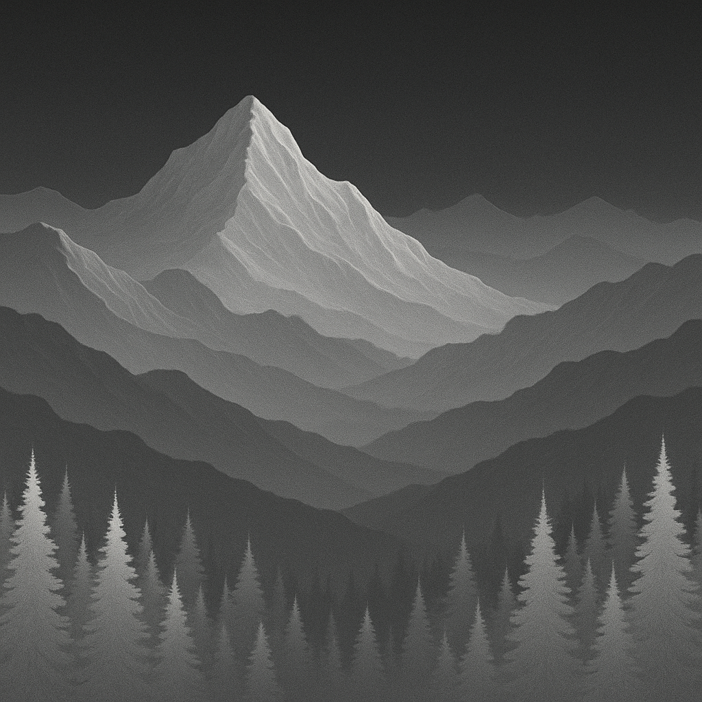 Mountain Range relief artwork