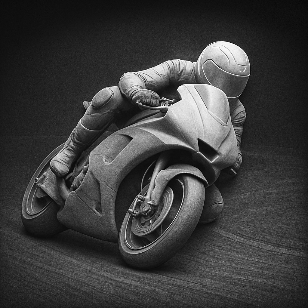 Motorcycle Art depth maps