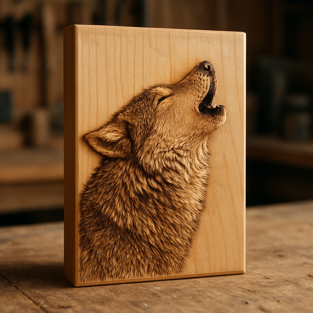 Wood Engraving on Maple